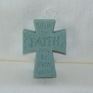 Faith Candle, Cross Candle, Angelic Candle, religious candle, spiritual candle, baptism candle, christening candle, Candle, Holy Candle