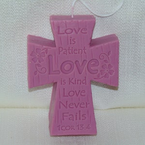 Love Candle, Cross Candle, Angelic Candle, religious candle, spiritual candle, baptism candle, christening candle, Candle, Holy Candle