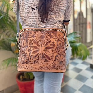 Tooled Leather Handbags Etsy Ireland