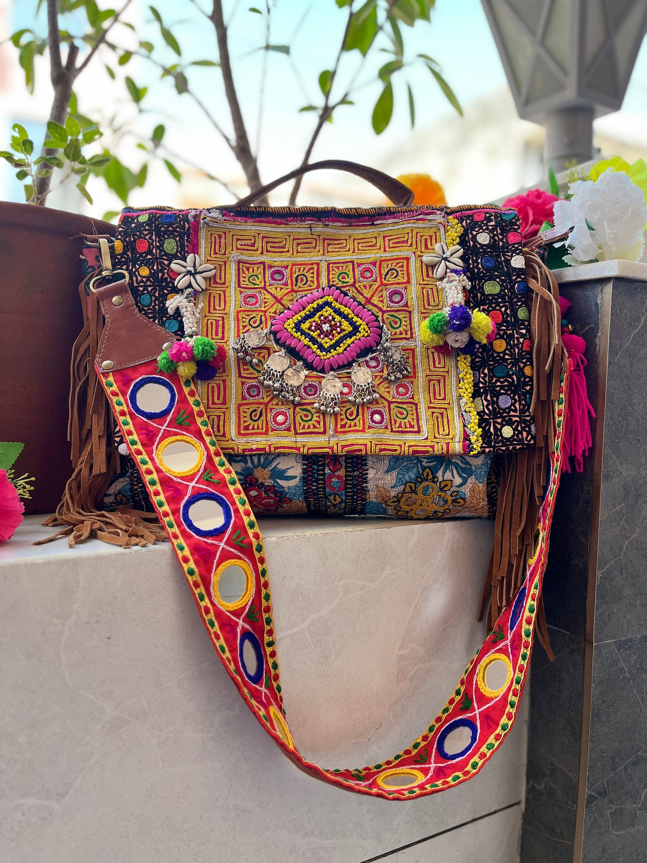 Banjara Bag Embroidery Bag afghani Bag Handmade Tribal 