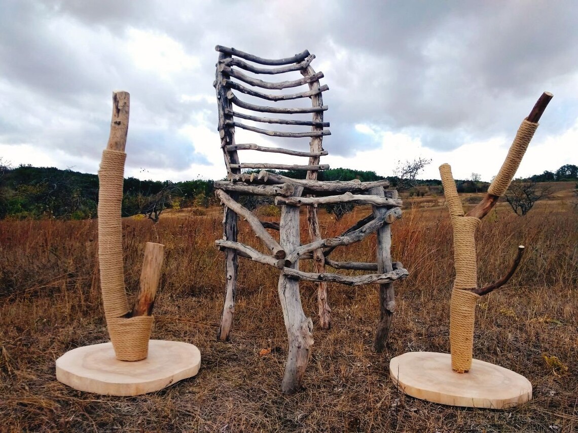 Eco Cat Scratching Post with Natural Wood Cat Wood Cat Etsy