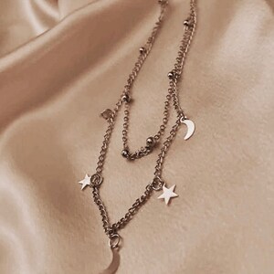 Silver Celestial Necklace