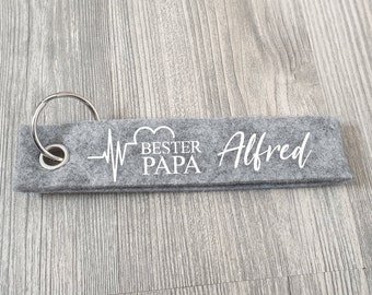 Schlüsselanhänger personalisiert mit Wunschnamen, Beste Mama / OMA / PAPA / OPA, Anhänger mit Text, Schlüsselanhänger, Geschen