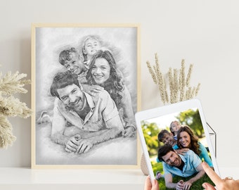 Personalized pencil drawing from photo | Digital Sketch | Pencil drawing | Individual drawing | Pencil sketch | Portrait