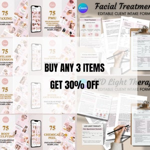 Lash and Brow Lamination Instagram Post Templates, Lash & Brow Lift IG Feed, Lash Specialist Social Media, Editable in Canva, Beauty Salon image 9