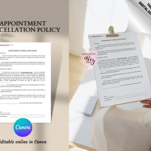 Laser Hair Removal Client Intake Forms, Editable in Canva Template, Esthetician Consultation Form, Beauty/ Spa Salon, Aftercare Cards image 6