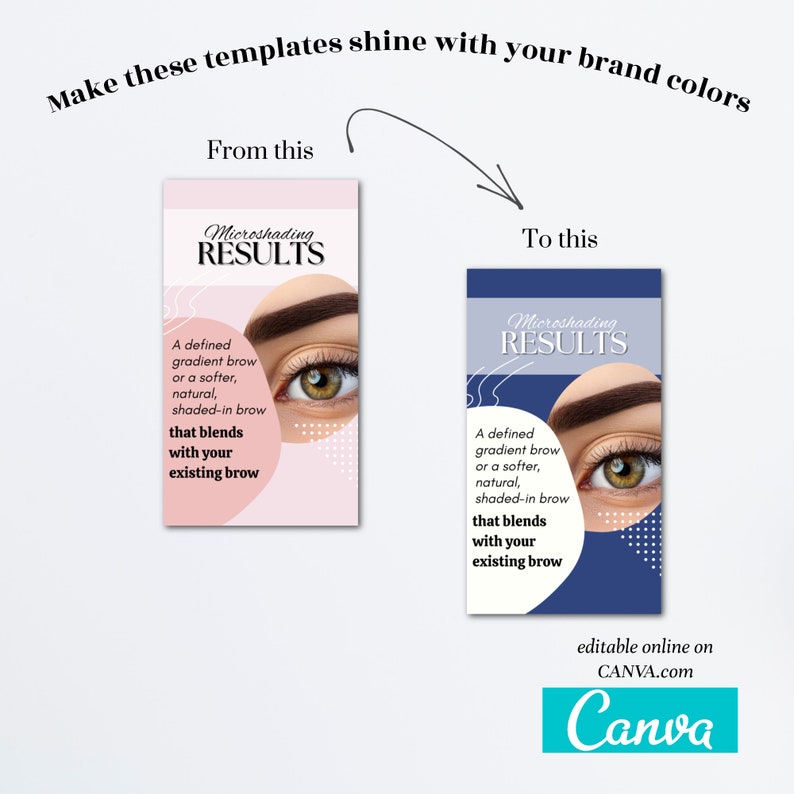 Permanent Makeup Instagram Story Templates, Editable Microshading IG Story, Lip Blushing, PMU Freckle, Esthetician, Canva, Beauty Business image 5