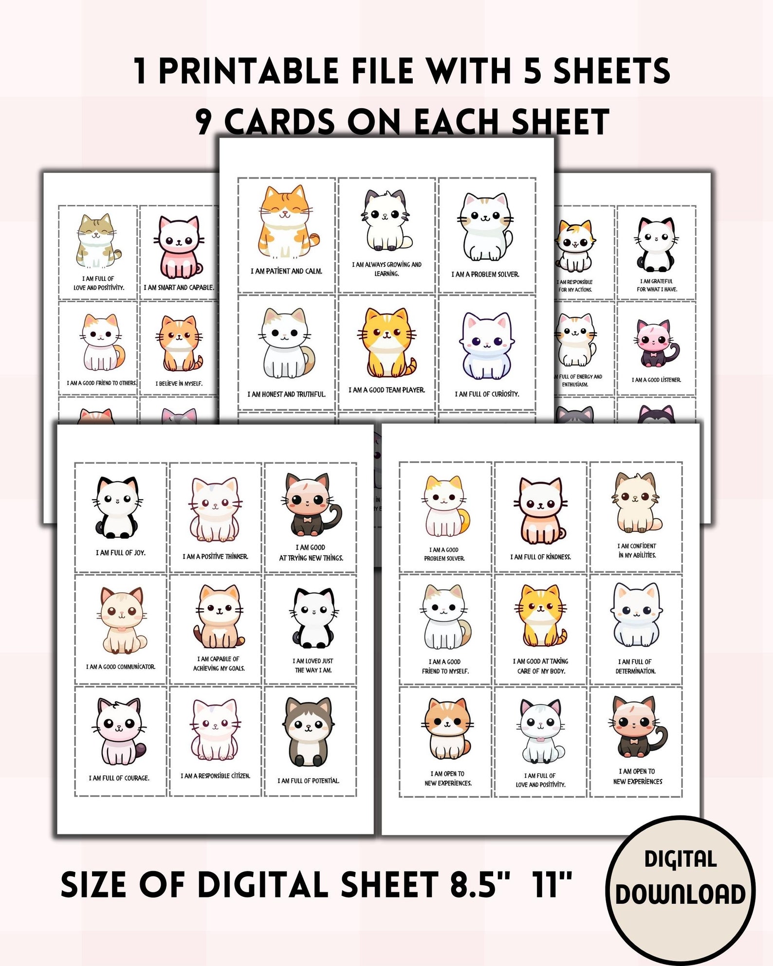 45 Printable Affirmation Cards Printable Affirmation Cards - Etsy