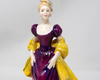 Vintage Royal Doulton Figurine: Loretta HN2337, Bone China, Margaret Davies