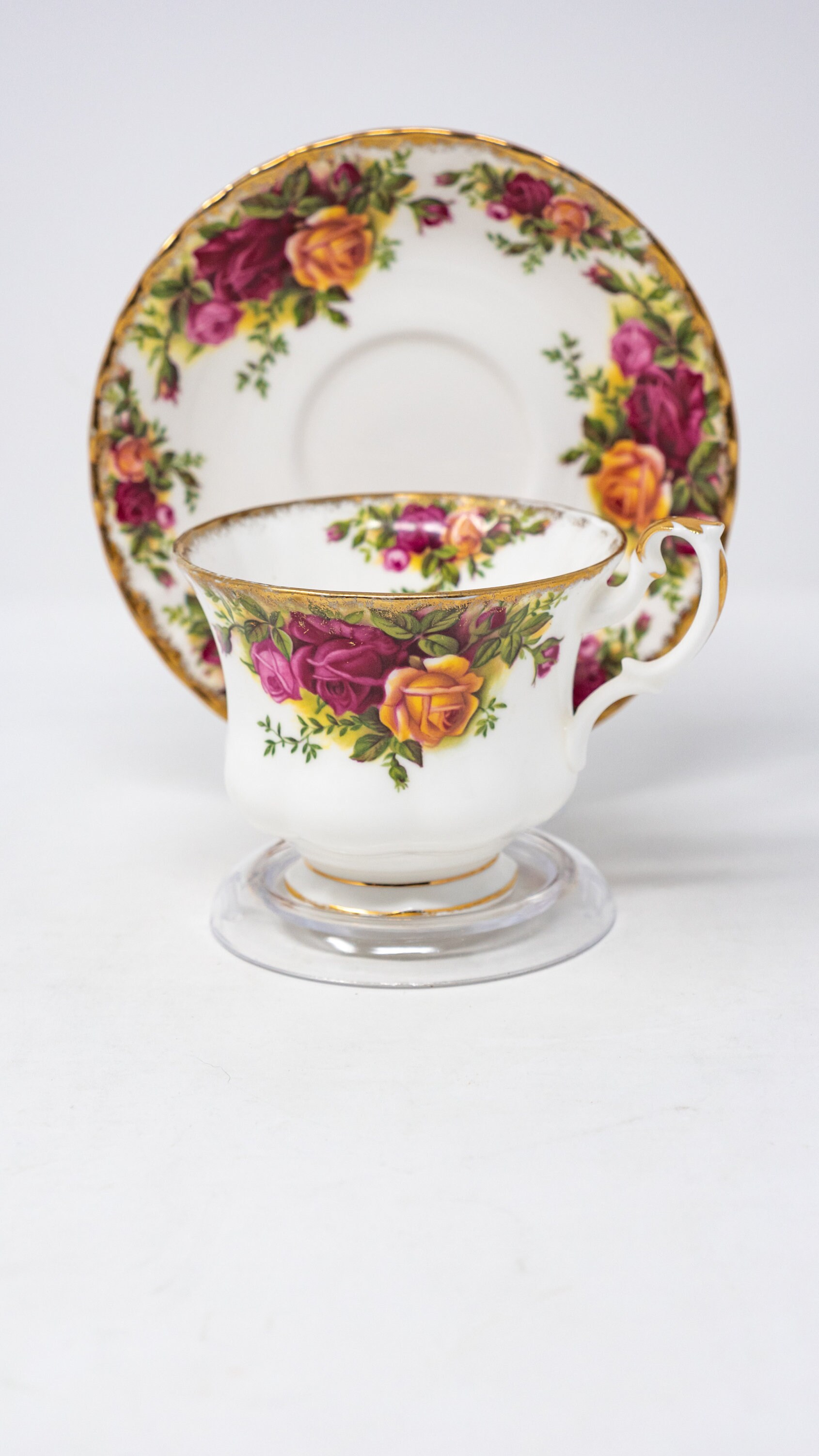 Royal Albert Old Country Roses Teacup and Saucer Set Vintage Etsy Canada