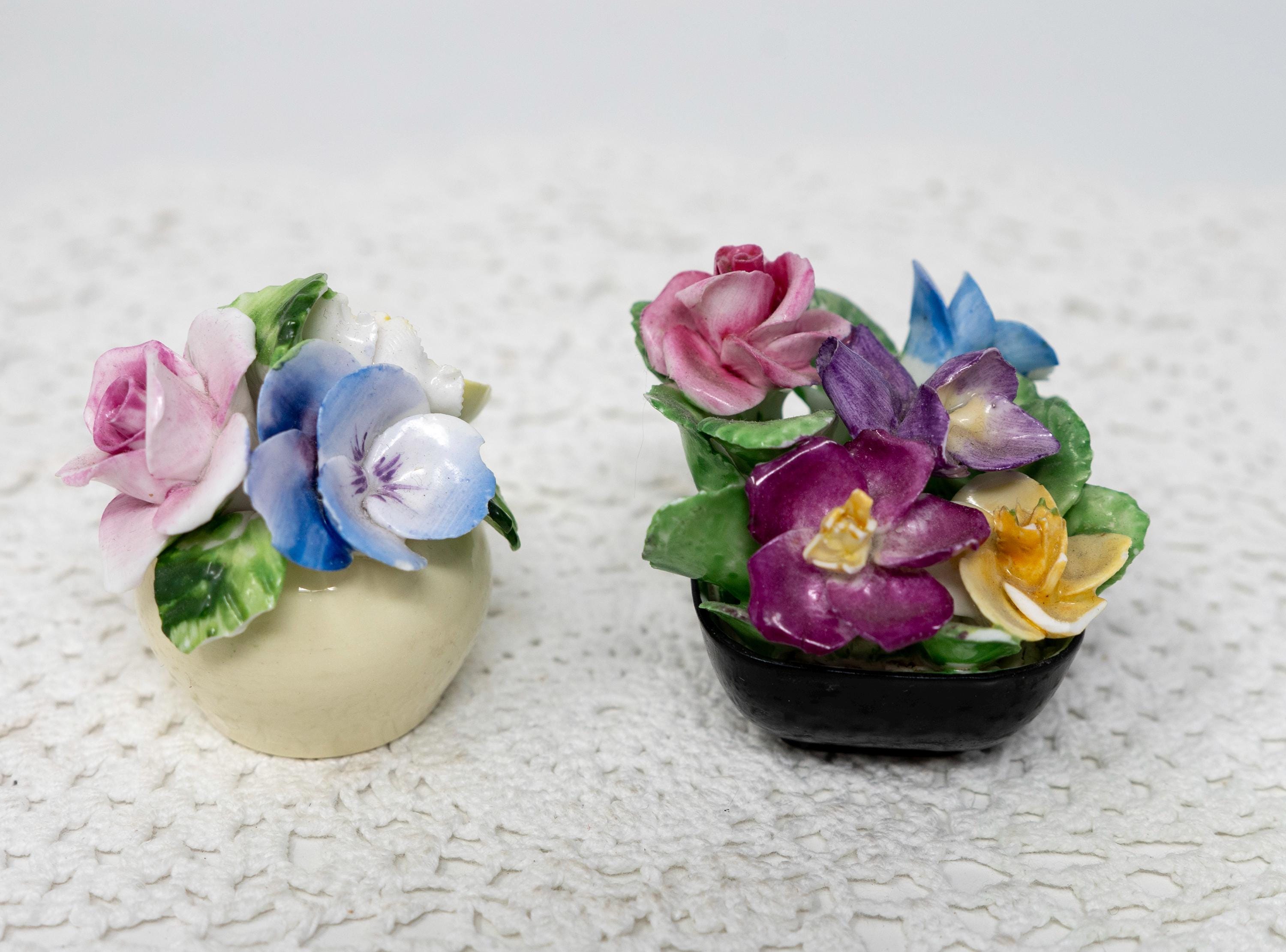 Coalport Flower Basket - Etsy