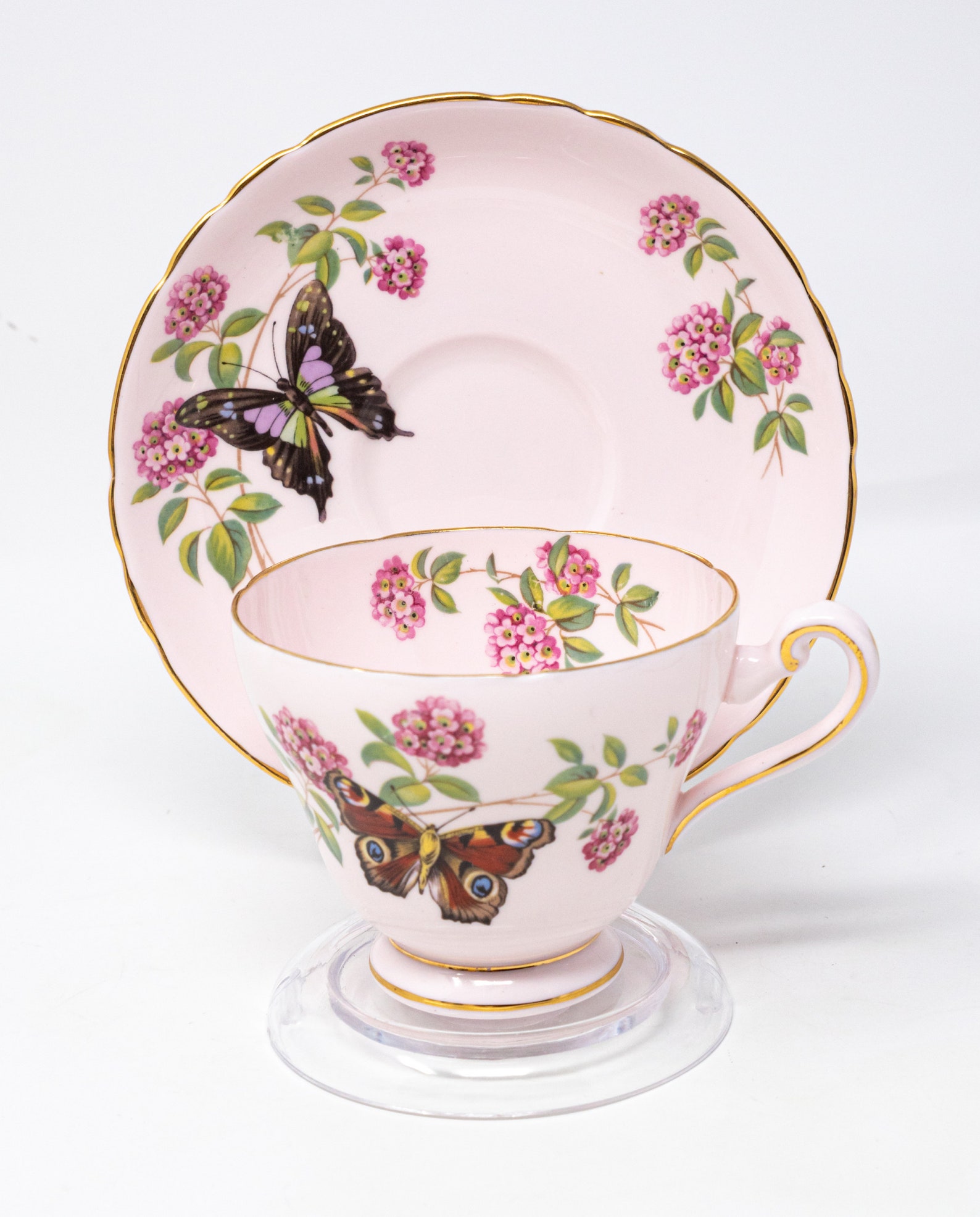 Tuscan june Glory Teacup and Saucer Set Tender Etsy Canada