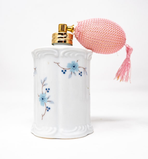 KPM Royal Porzellan Parfum Zerstäuber, Vintage Porzellan Made in Germany