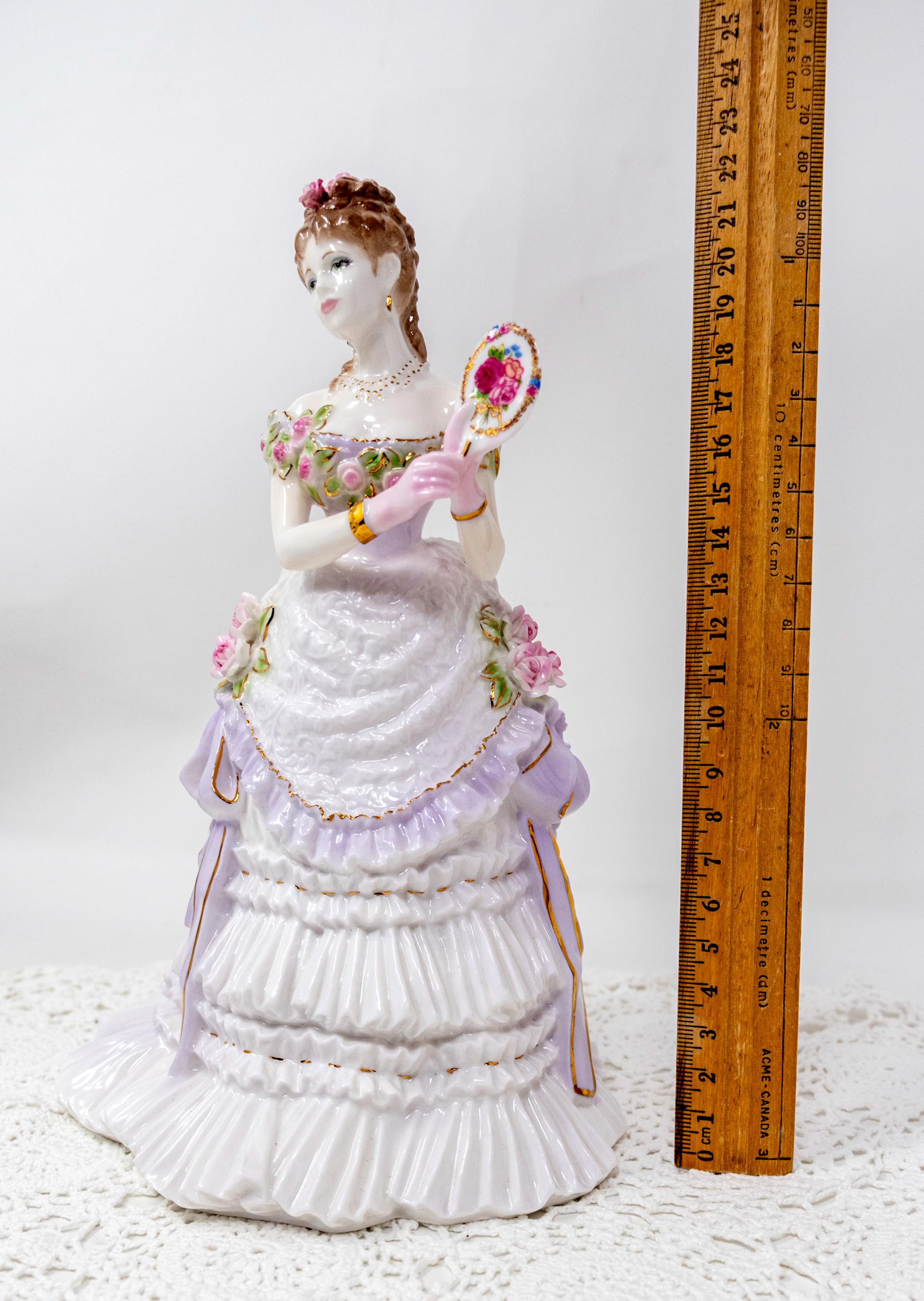 WORCESTER：レイチェル フィギュリン 陶器 置物 WORCESTER：レイチェル