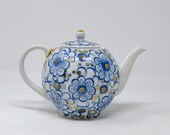 Magnificent Vintage Lomonosov Russian Porcelain Tea pot (ЛФЗ, Ломоносов)