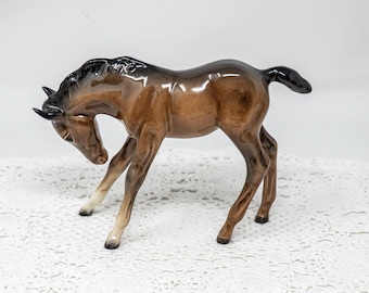 Royal Doulton Horse - Vintage Black Beauty Mare and Foal. - Etsy UK