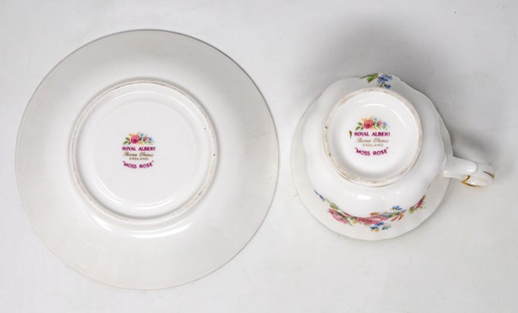 Tazza da collezione/Royal Albert/agosto - agosto / 1 tazza e 1  piattino/originale/Bone China / : : Casa e cucina