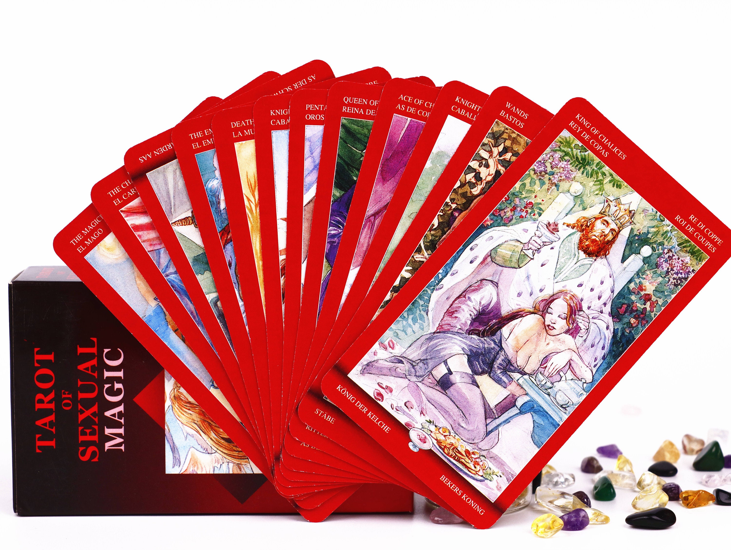 Sex Tarot Card Deck With Guidebook For Beginners Beautiful Etsy 