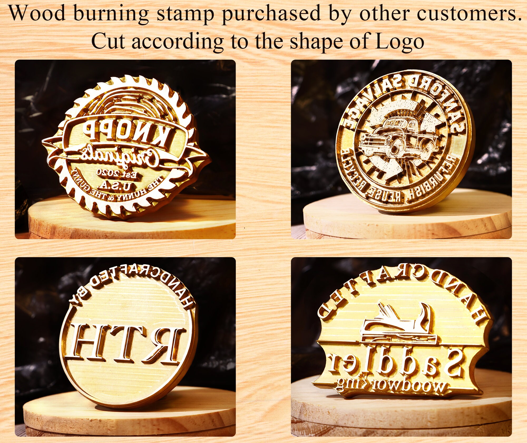 Custom Wood Burning Stamp for Woodworkers Electric Wood Etsy