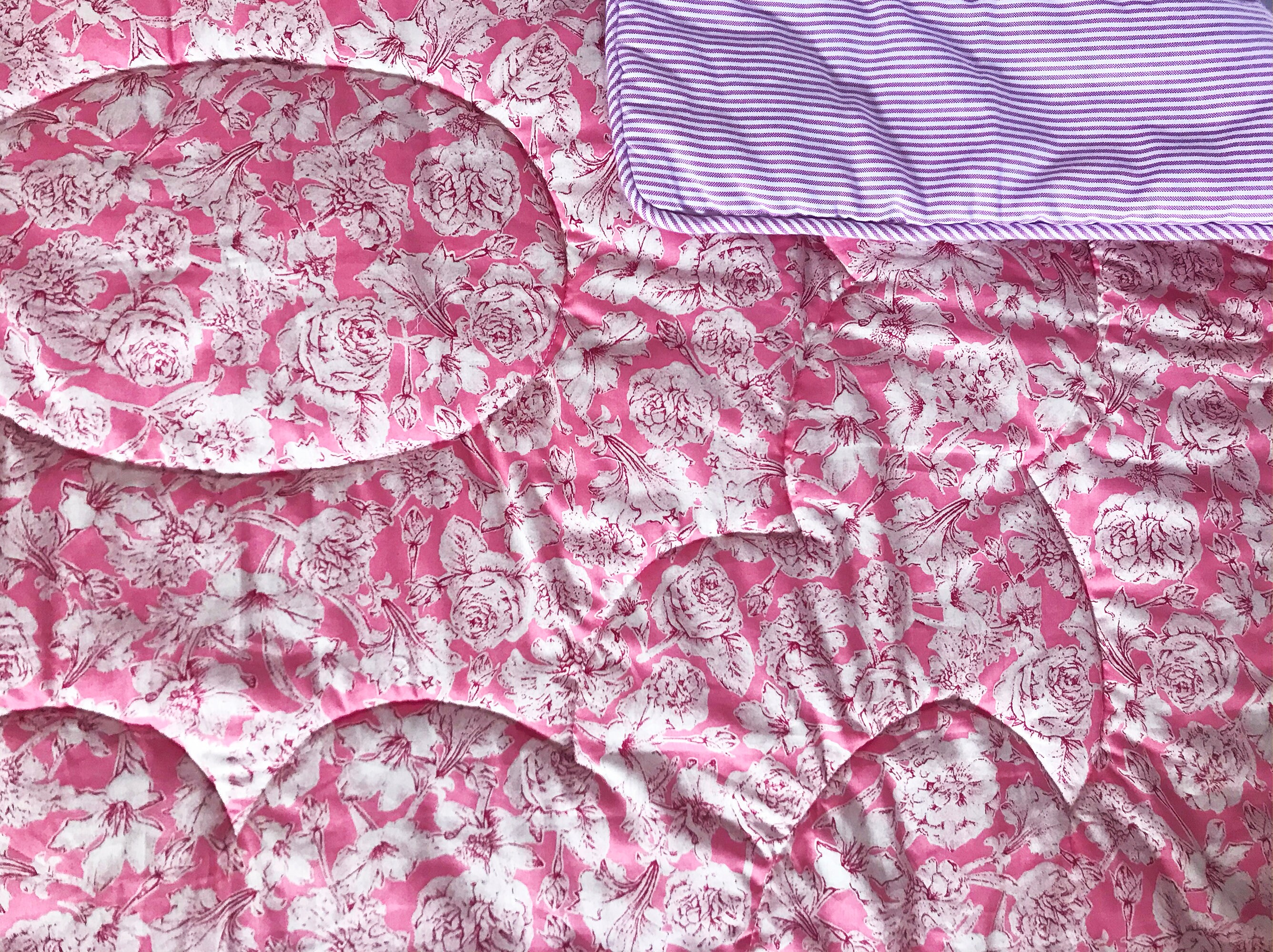 Quilted Baby Cot Blanket Eiderdown Style Etsy UK