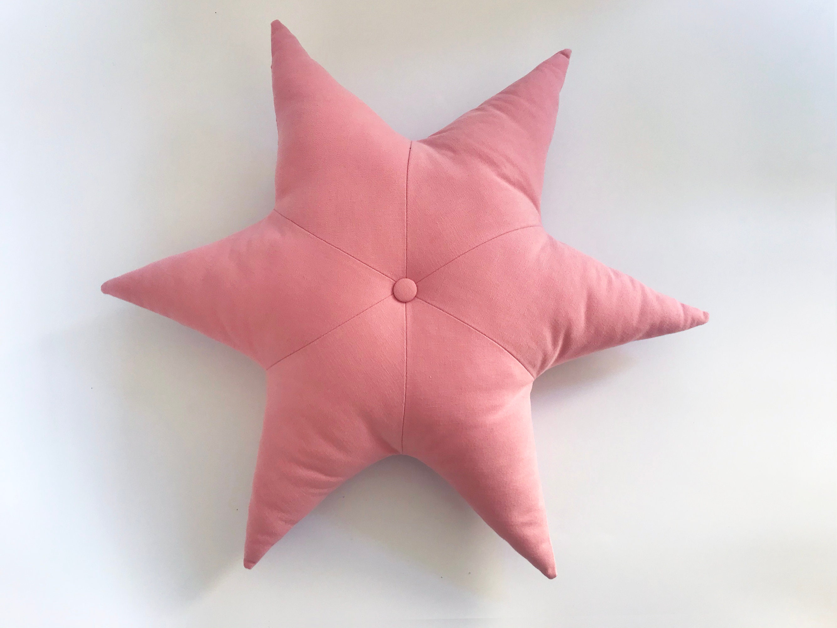 Pink Star Cushion Throw Pillow Etsy UK