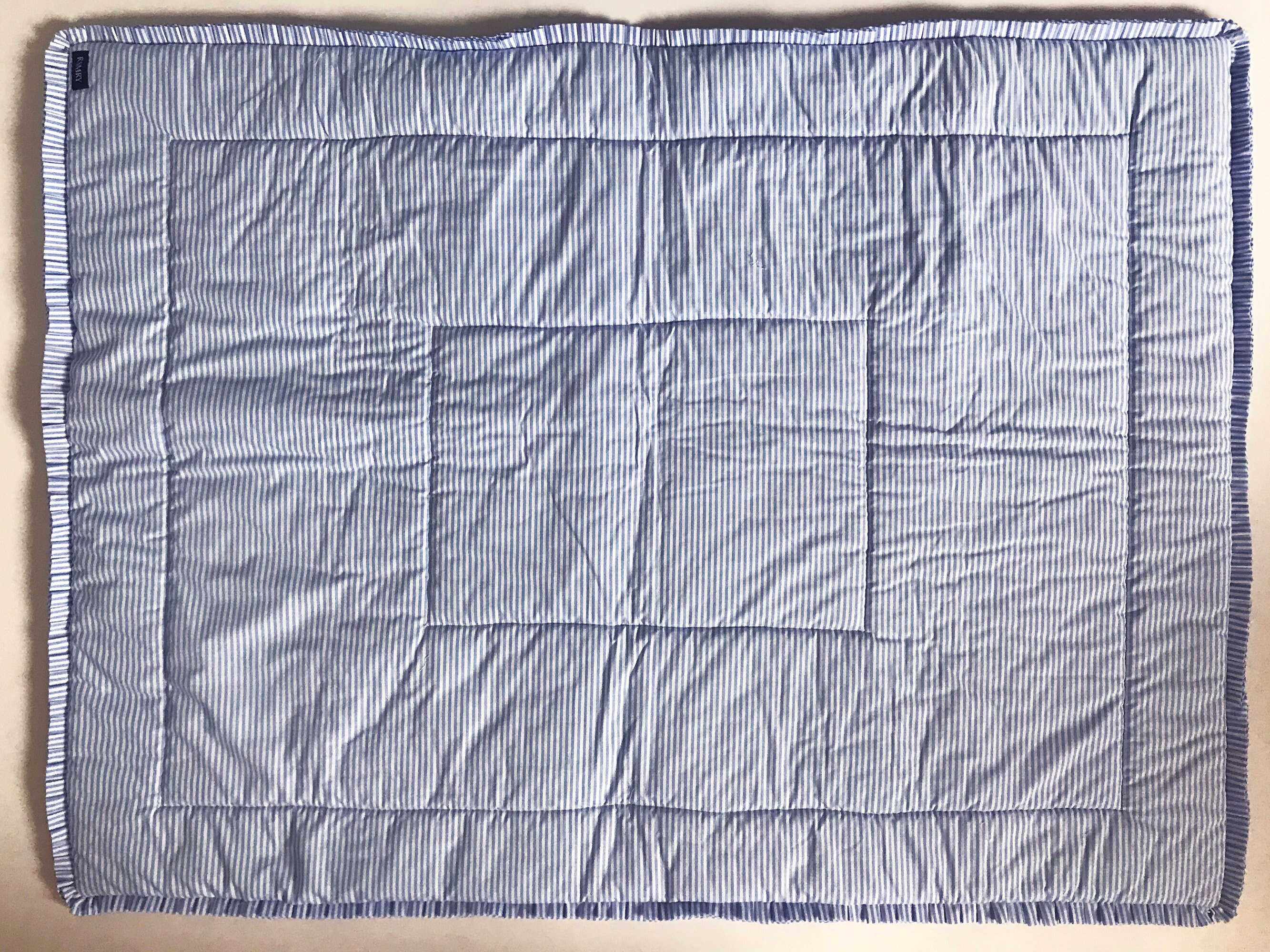 Quilted Baby Cot Blanket Eiderdown Style Etsy