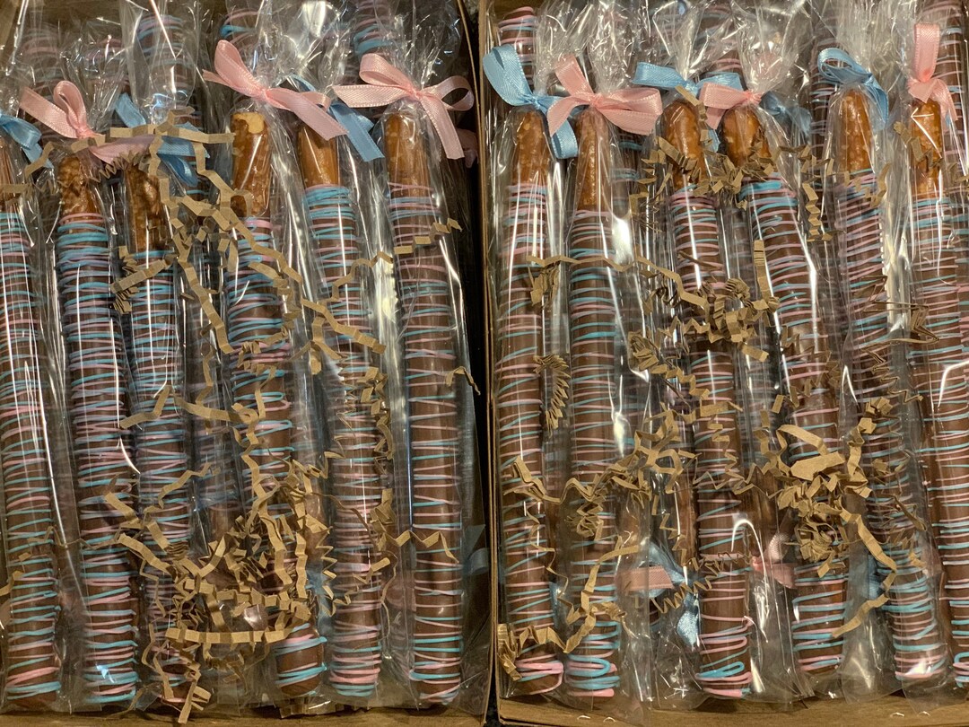Chocolate Covered Pretzels Bridal Shower Wedding Gender Reveal Baby