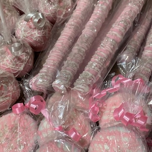 Chocolate Covered Treats Bundle - Cakepops - Oreos - Pretzels - Candy Buffet - Baptism - Baby Shower - Party Favors - Birthdays