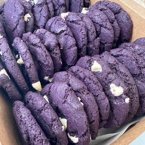 Ube White Chocolate Chip Cookies Etsy