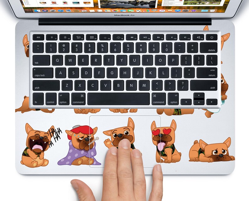 Dogs macbook skin Macbook Pro 15 decal puppies Pro Retina 13 sticker Animal macbook Air 13 2020 sticker macbook Pro 13 2019 macbook 12 skin