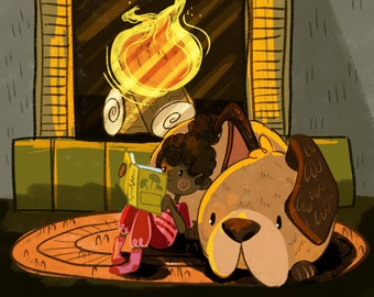 Ilustración personalizada para libros infantiles, ilustración individual, ilustrador por encargo (digital)