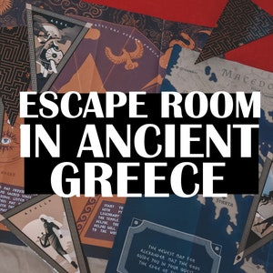 Escape Room Ancient Greek Gods Mystery "Ashes of Persepolis". Romantic Puzzle Game Adventure Date Night Idea