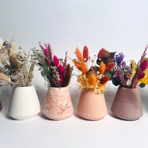 Jesmonite Cone Flower Vase