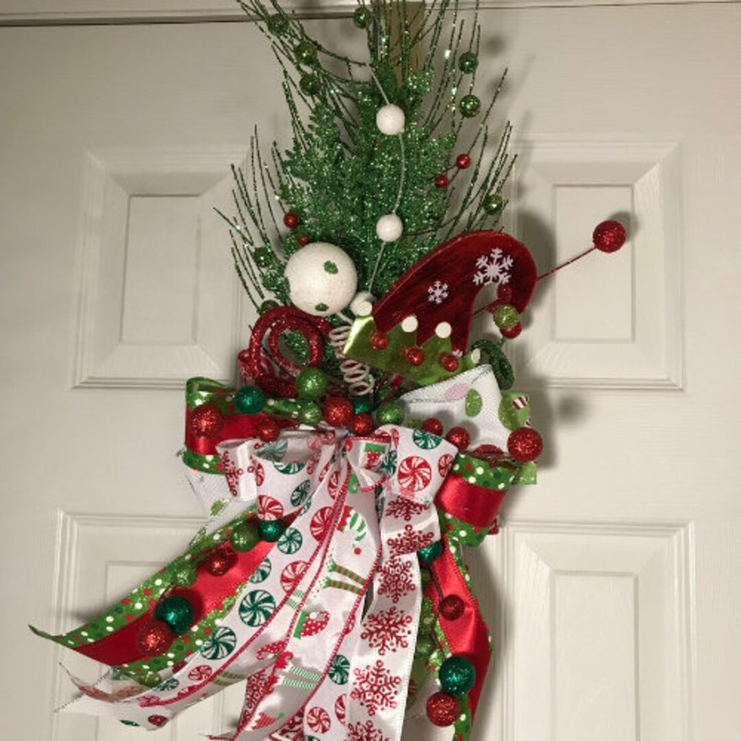 Elf Hat Tree Topper Christmas Tree Topper Tree Topper Elf Etsy