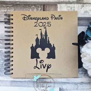 Personalised Autograph Book, Customised Memory Book, Scrap Book, Holiday Memories, Kraft Memory Book, School Leavers Book, Special Occasion image 13
