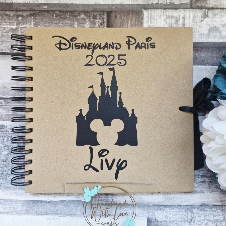Personalised Autograph Book, Customised Memory Book, Scrap Book, Holiday Memories, Kraft Memory Book, School Leavers Book, Special Occasion image 13