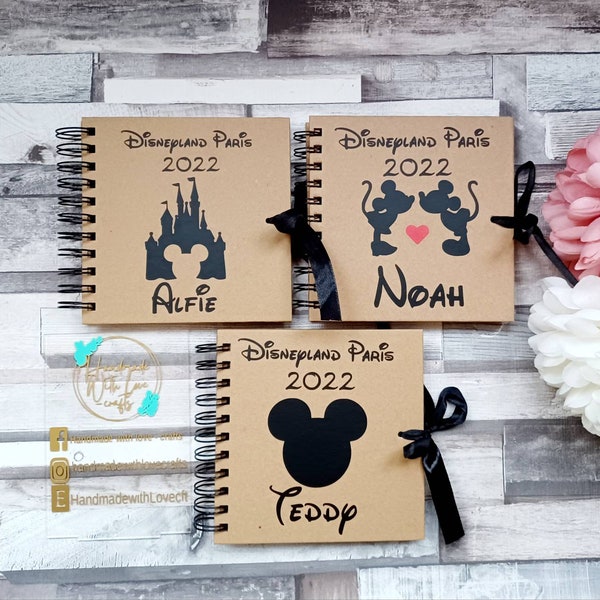 Personalised Autograph Book, Customised Memory Book, Scrap Book, Holiday Memories, Kraft Memory Book, School Leavers Book, Special Occasion