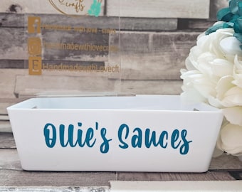 Personalised Storage Basket, Snack Basket, Plastic Storage Basket, Kitchen Organiser, Cleaning Caddy, Wax Melt Storage, Customised Basket UK