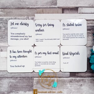 Work Coasters Email Definition Coaster, Funny Work Coaster, Novelty Work Phrase ...