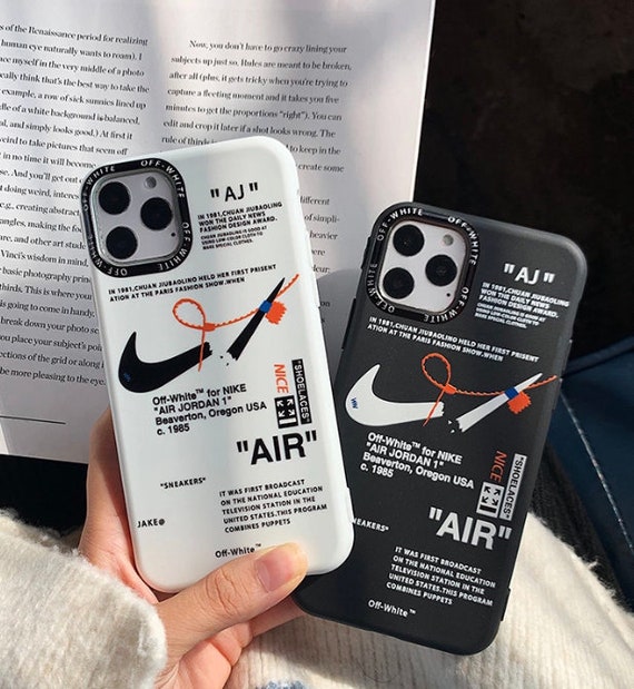 iphone case nike off white