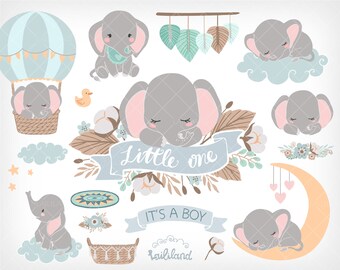 Download Baby Shower Elephant Svg Etsy