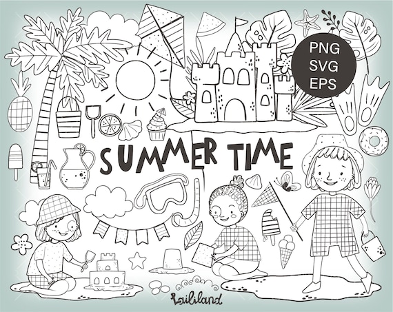 Summertime PNG Transparent Images Free Download, Vector Files