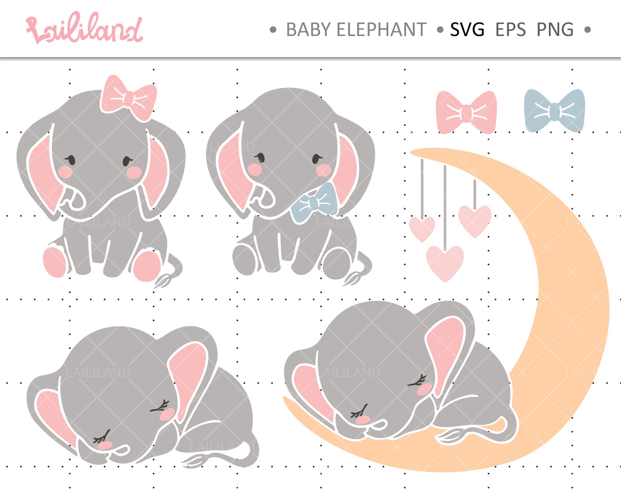 Free Free 181 Baby Elephant Svg Etsy SVG PNG EPS DXF File