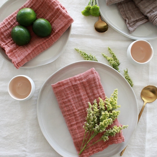 Muslin Napkins Etsy