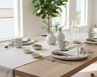 Linen Napkin Set of 4 in Various Colors, Non-Toxic Sustainable, Available in Bulk quantities for Weddings