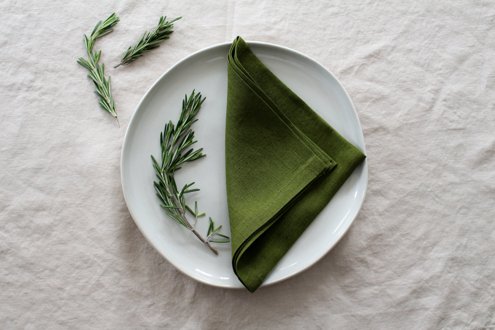 Linen Napkin US Shop Forest Green Dinner Napkin Wedding Etsy
