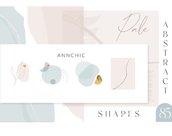 Modern clipart, Abstract digital papers, Printable geometrical shapes, Poster minimalist style, scrapbooking, stickers PNG, matisse wall art