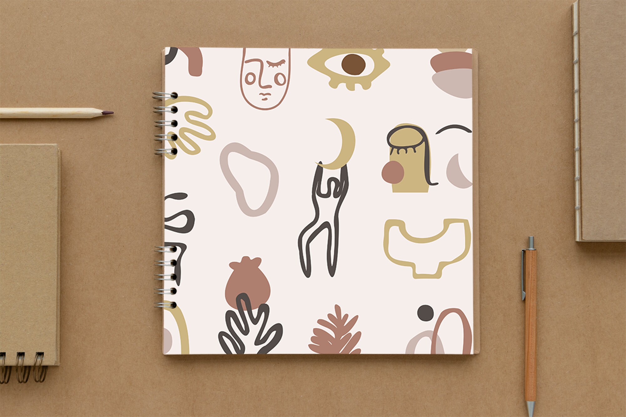 Boho Abstract SVG, Modern Clipart, Png Doodle Icons Printable ...