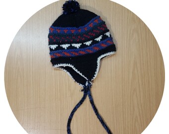 Tigerstars Nepalese Hand Knit Lion 100% Wool Hat Tigerstars Nepalese Hand Knit Lion 100% Wool Hat