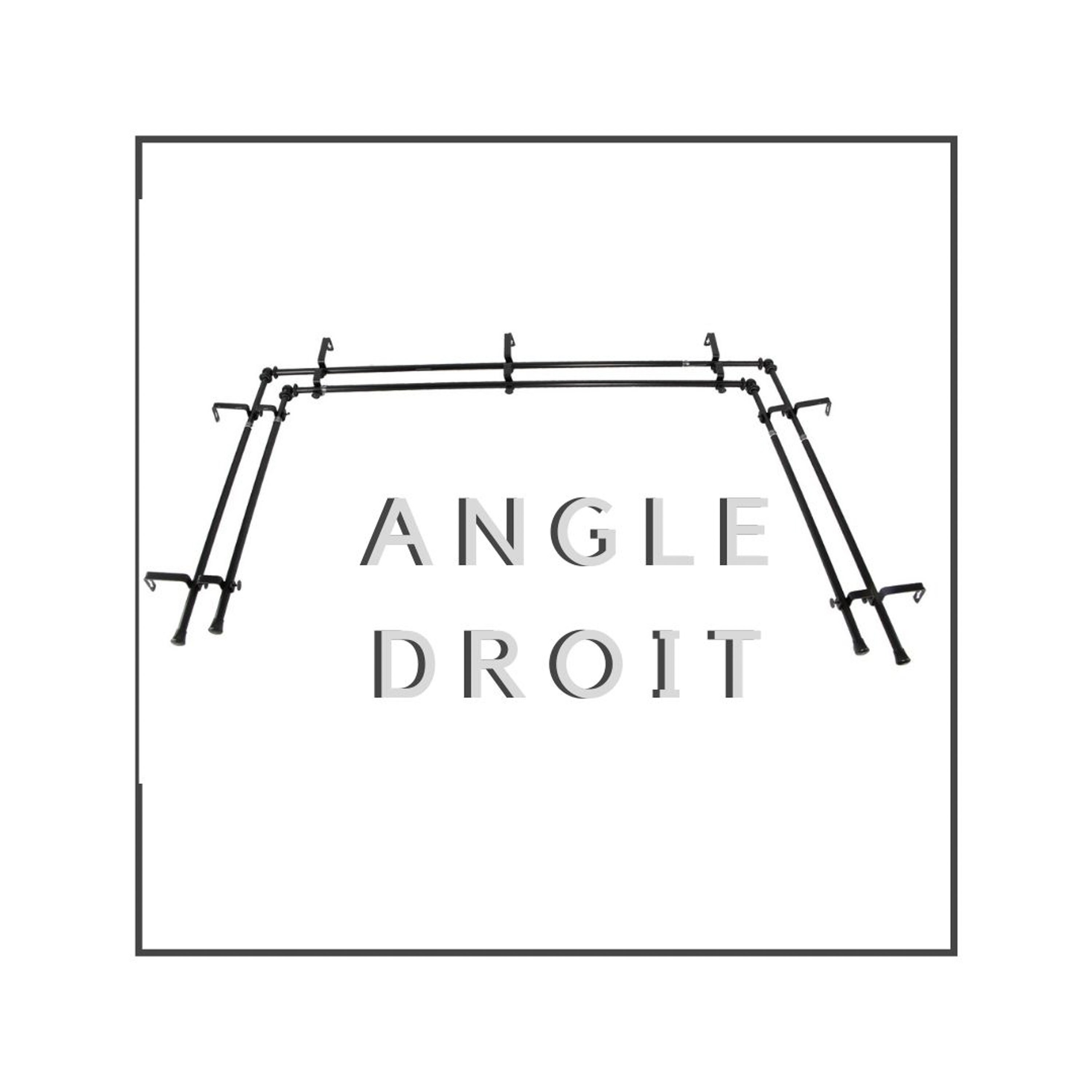 Maison Desyne 20 mm Tringle avec Deux Angles Droits